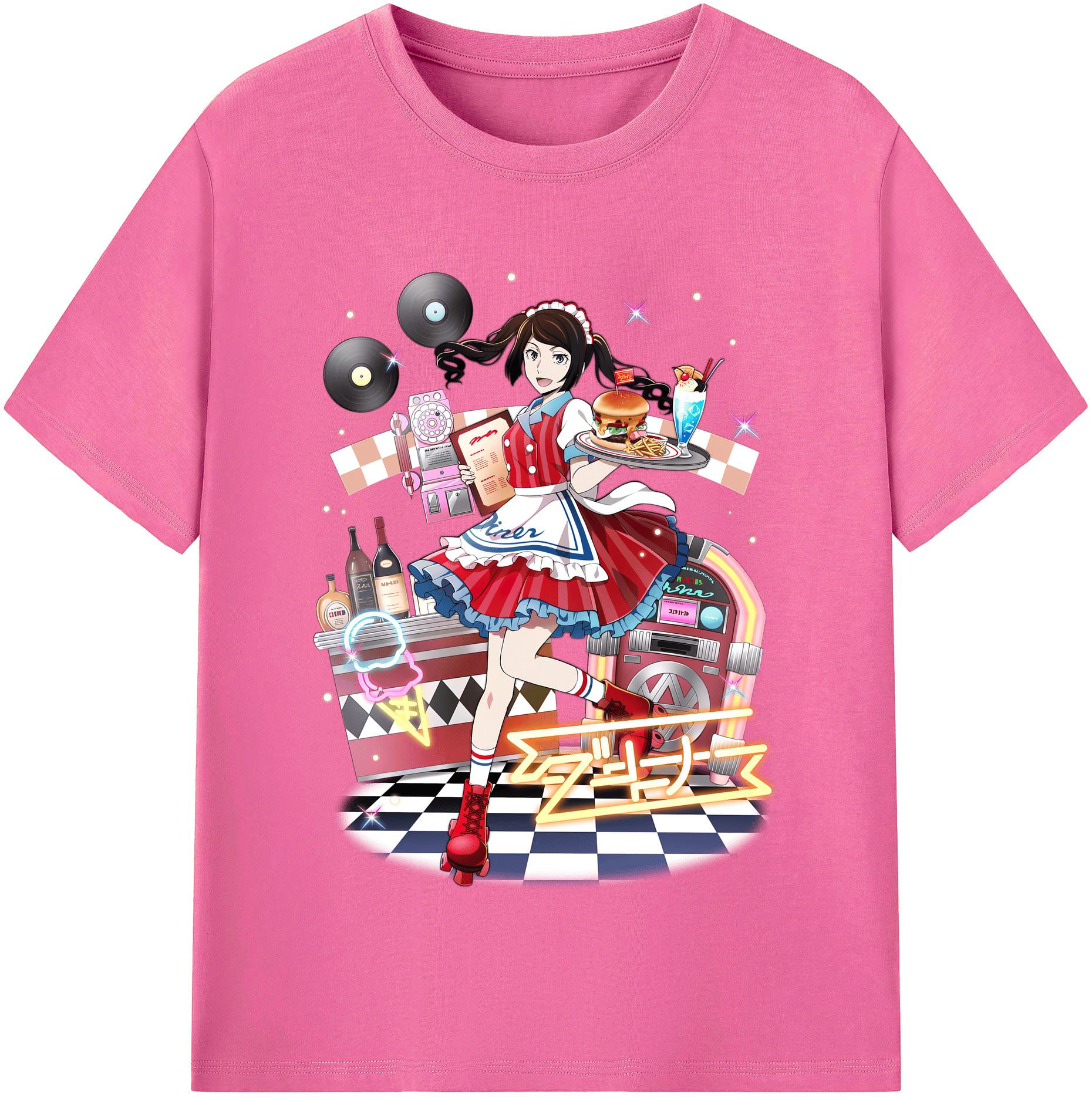 （画像用） 文豪ストレイドッグス Bungo Stray Dogs レディースカジュアルプリントTシャツ（綿100％）